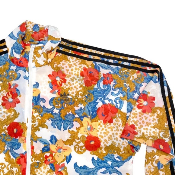 Adidas HER Women's Studio London Floral Jacket - Multicolor NWOT Rare - Picture 7 of 11